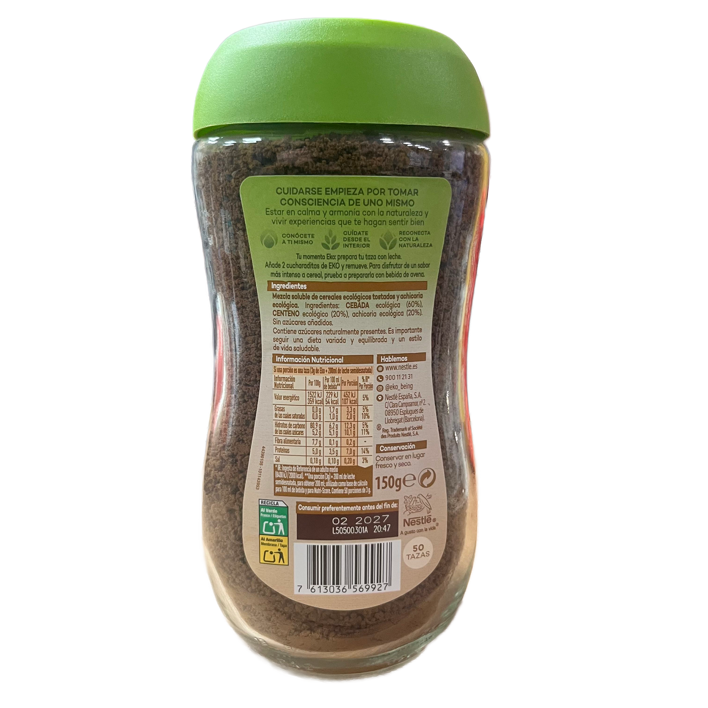 NESTLÉ EKO - CEBADA, CENTENO Y ACHICORIA ECOLÓGICO - 150g