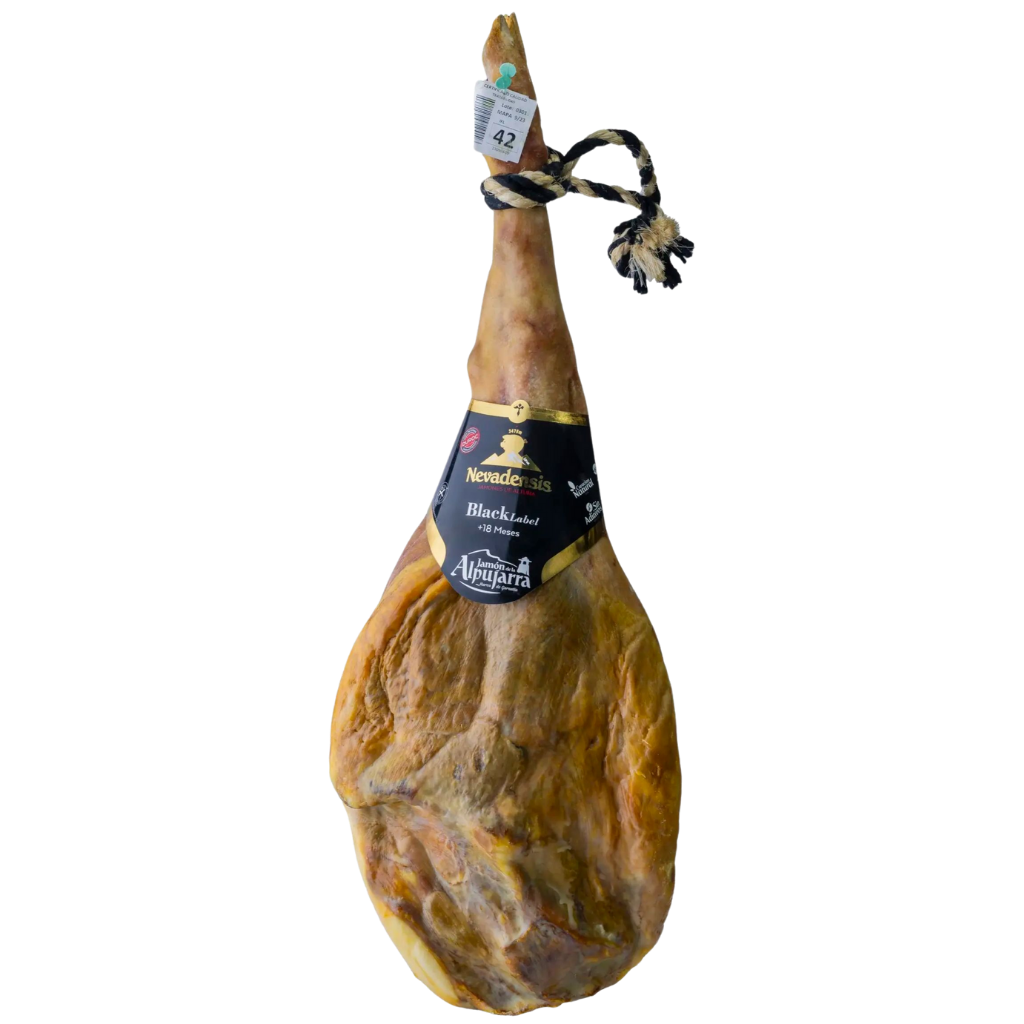 PRADOS DE VILLARREAL - JAMÓN SERRANO DUROC RESERVA FAMILIA ETIQUETA ROJA +20 MESES