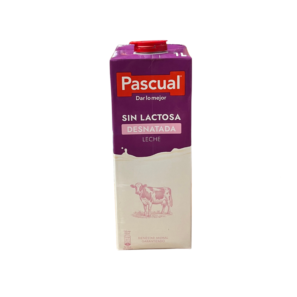 PASCUAL - LECHE DESNATADA SIN LACTOSA - 1L
