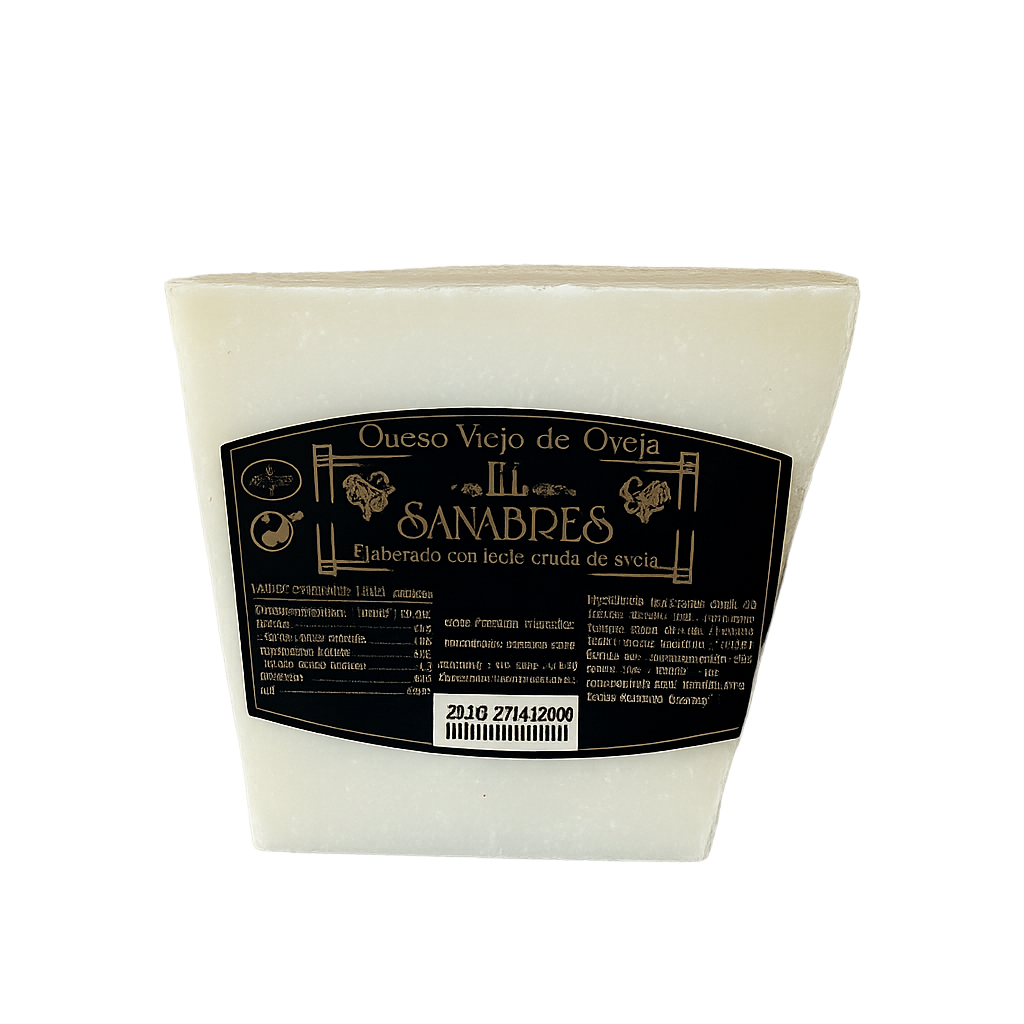 EL SAÑABRÉS - QUESO VIEJO DE OVEJA EN CUÑA