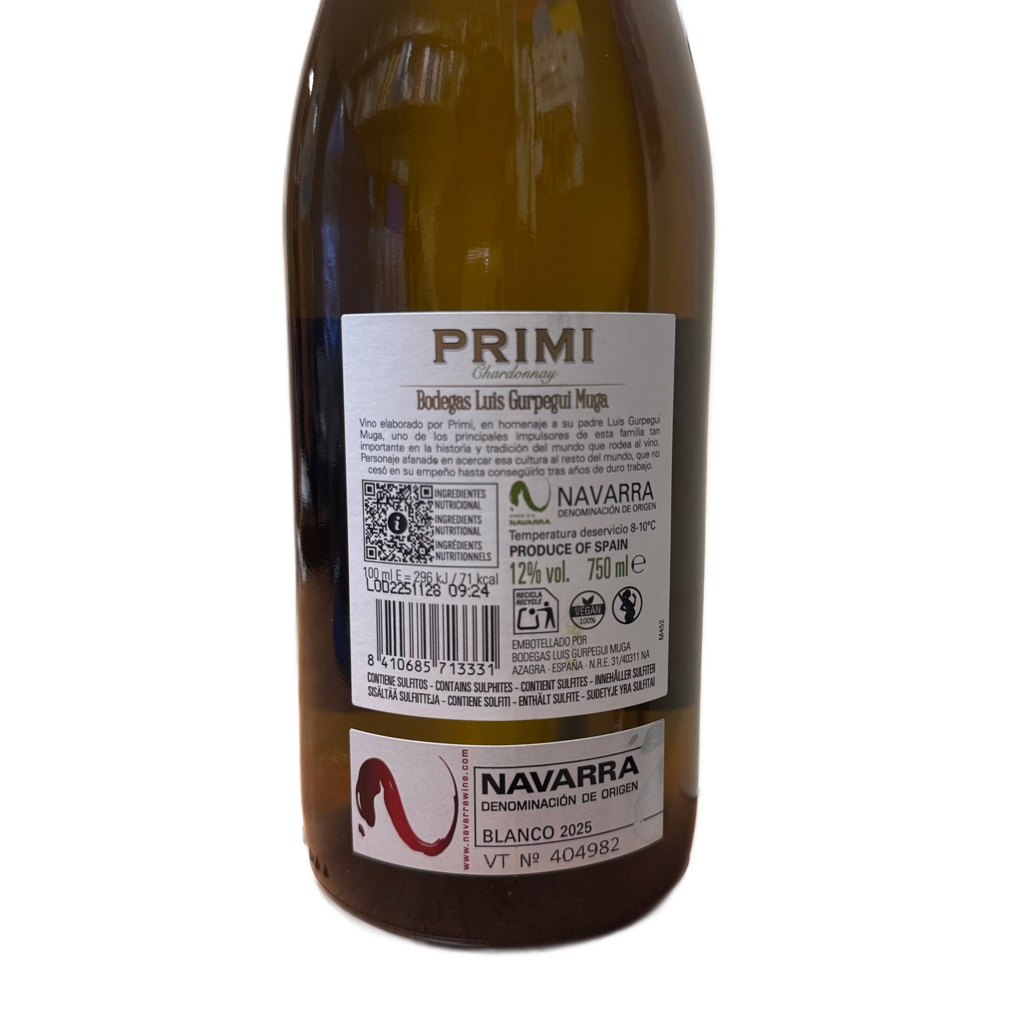 Primi Luis Gurpegui Chardonnay