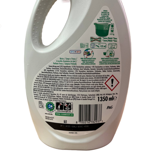 ARIEL - DETERGENTE LÍQUIDO - 1350ML
