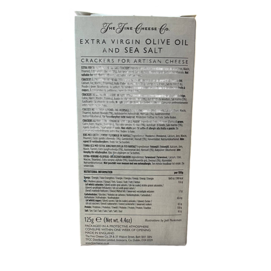 Fine Cheese Crackers Aceite de Oliva y Sal 125 g