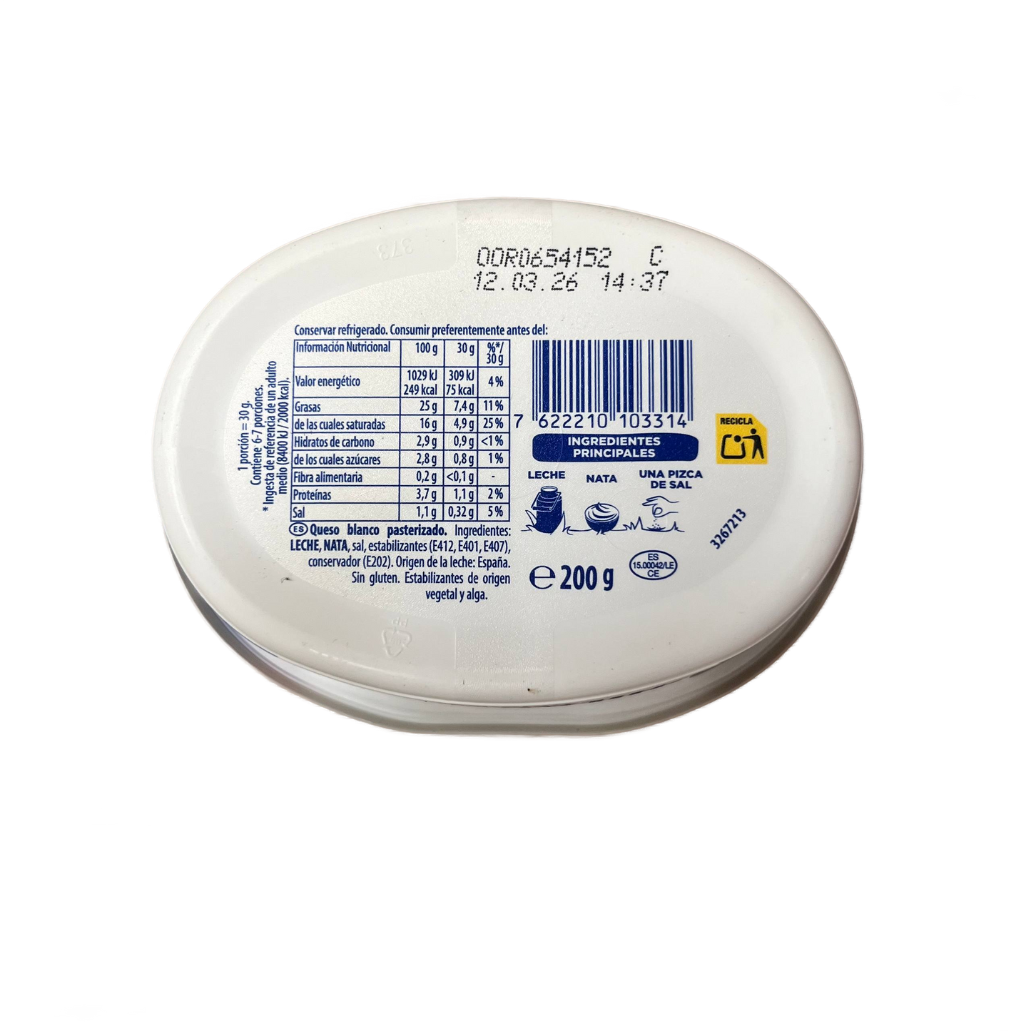 PHILADELPHIA - QUESO CREMA ORIGINAL - 200g