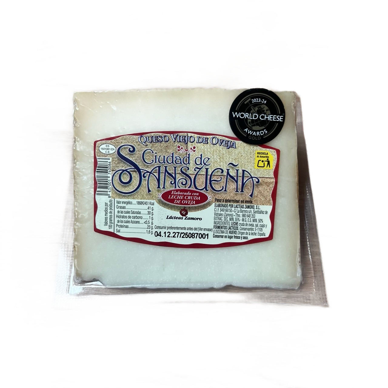 CIUDAD SANSUEÑA - CUÑA DE QUESO DE OVEJA