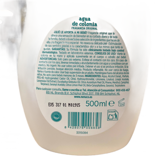 NENUCO - AGUA DE COLONIA - 500 ML