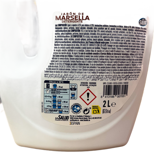 LA SALUD - DETERGENTE MARSELLA - 2l