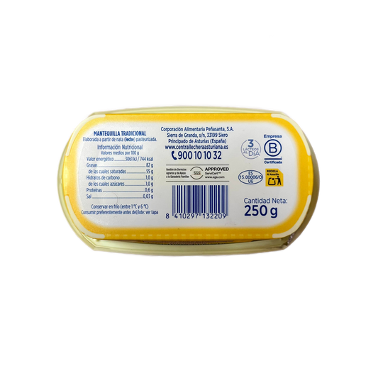 CENTRAL LECHERA ASTURIANA - MANTEQUILLA TRADICIONAL - 250g
