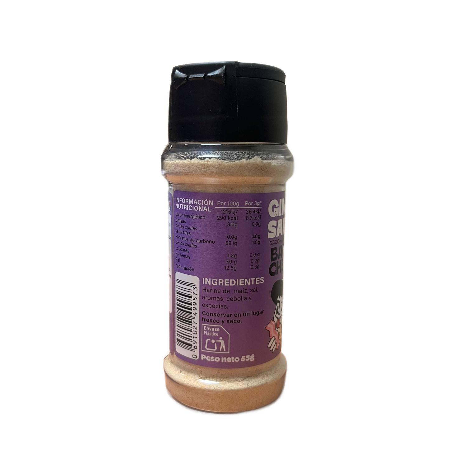 GIMME - SAZONADOR VEGETAL SABOR BACON CHEESE - 55g