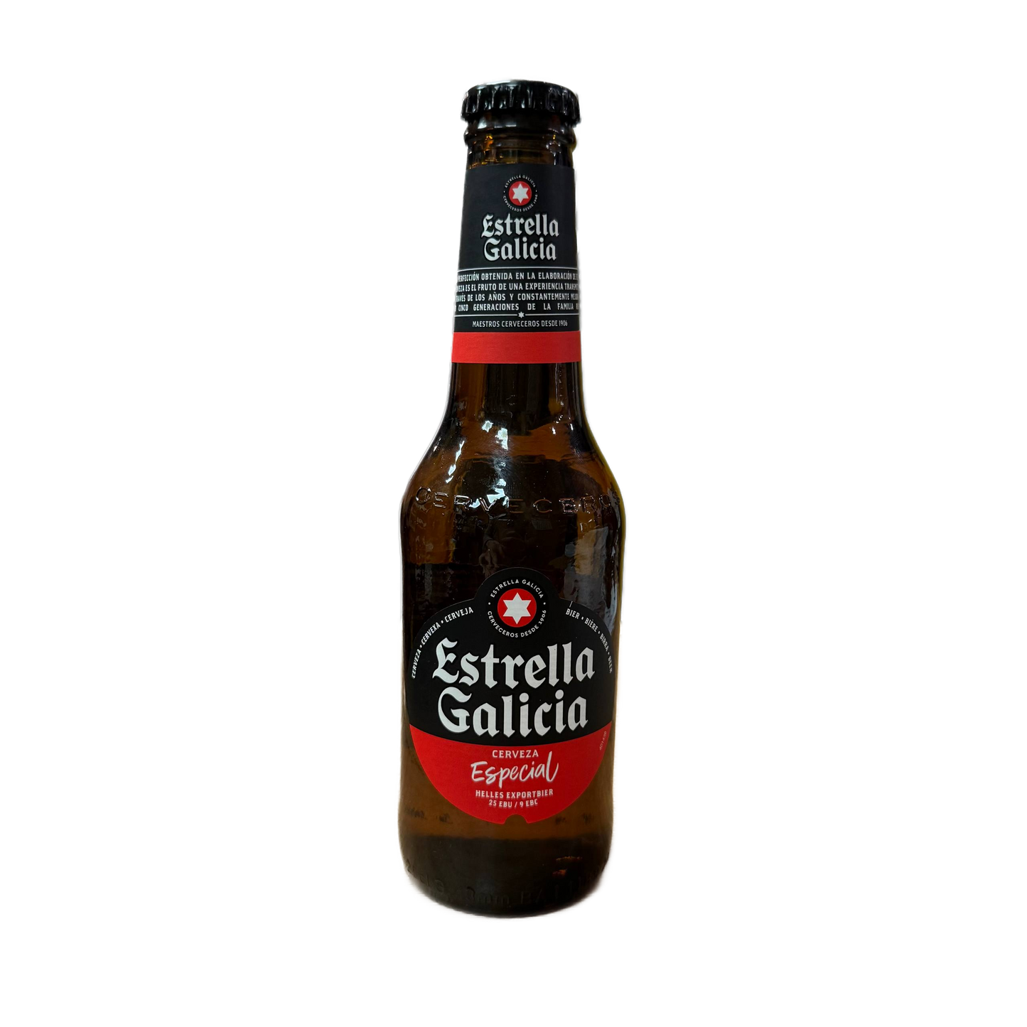 Pack 6 Estrella Galicia 25 cl | Cerveza Lager