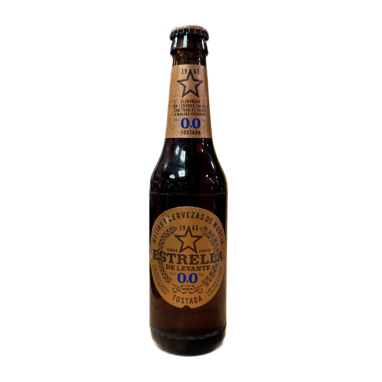 Estrella de Levante 0,0 Tostada 33 cl | Cerveza Sin Alcohol