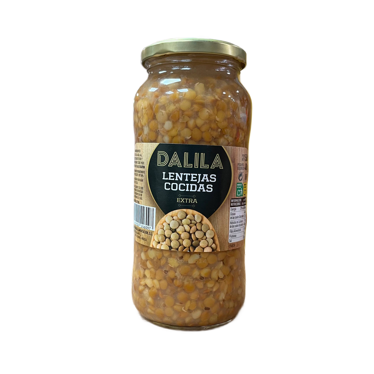 DALILA – LENTEJAS COCIDAS - 560g