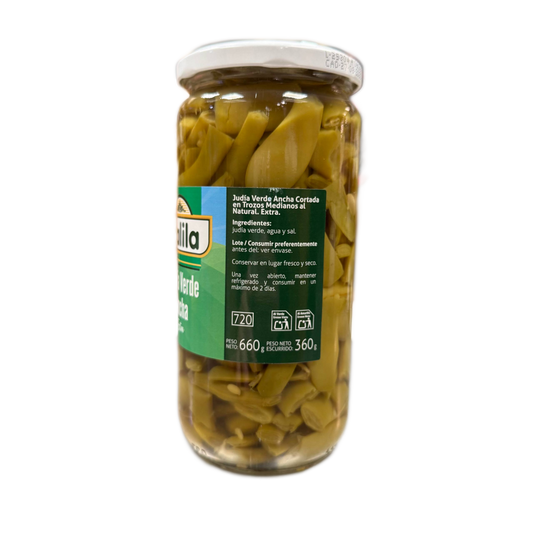 JUDIAS VERDES ANCHAS PLANAS TARRO 660 ML - DALILA