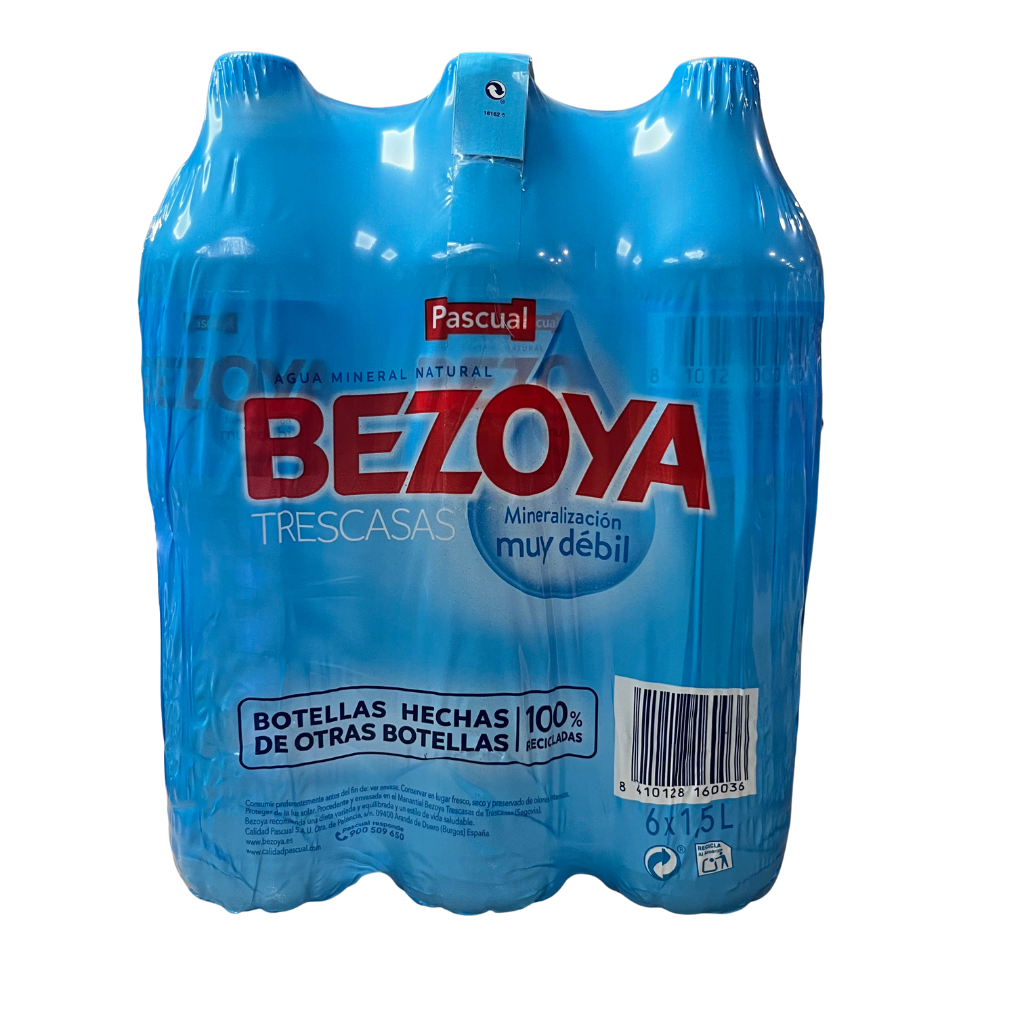 BEZOYA - AGUA MINERAL NATURAL - PACK 6 UNIDADES
