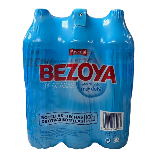 BEZOYA - AGUA MINERAL NATURAL - PACK 6 UNIDADES