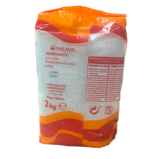 Sal para hornear. Pino mar 2 KG