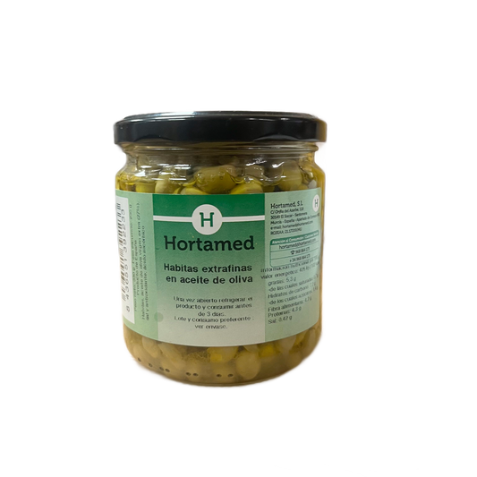HORTAMED - HABITAS EXTRAFINAS EN ACEITE DE OLIVA - 230g