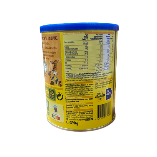NESTLÉ NESQUIK - CACAO INSTANTÁNEO - 390g