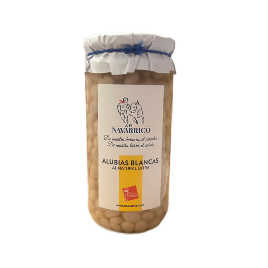 EL NAVARRICO - ALUBIA BLANCA AL NATURAL - 1kg