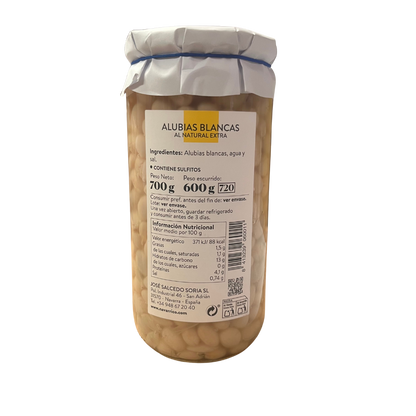 EL NAVARRICO - ALUBIA BLANCA AL NATURAL - 1kg