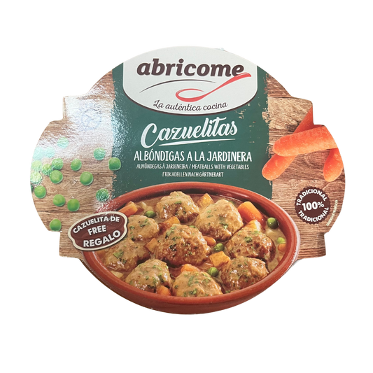 ABRICOME - ALBÓNDIGAS A LA JARDINERA CAZUELITAS - 415g