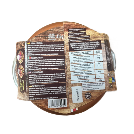 ABRICOME - FABADA ASTURIANA CAZUELITAS - 415g