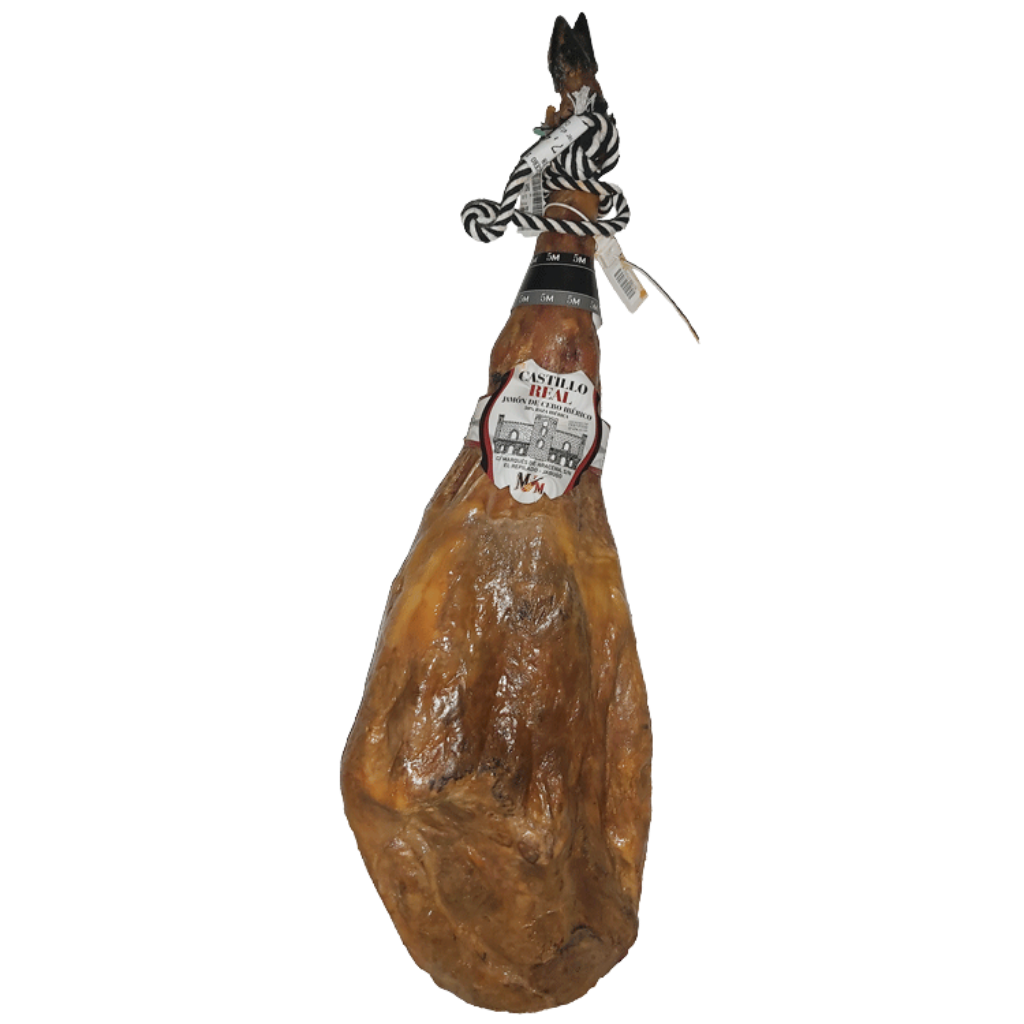 CASTILLO REAL - JAMÓN IBÉRICO 50% DE CEBO - BRIDA BLANCA
