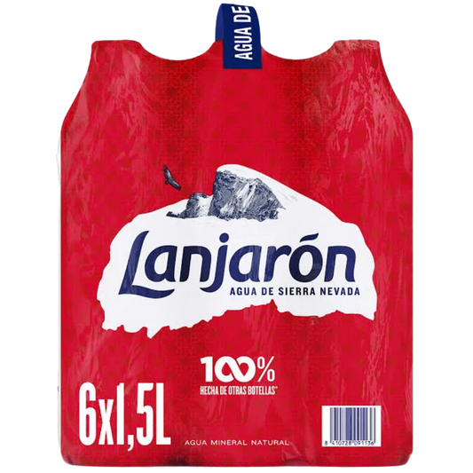 Pack 6 Botellas Agua Mineral Lanjarón