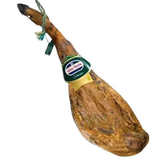 JULIÁN MARTÍN - JAMÓN IBÉRICO CEBO DE CAMPO 75% BRIDA VERDE