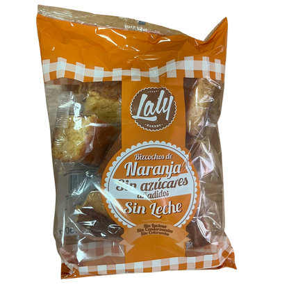 Bizcochos de Naranja Sin Azúcar y Sin Leche Laly Bakery