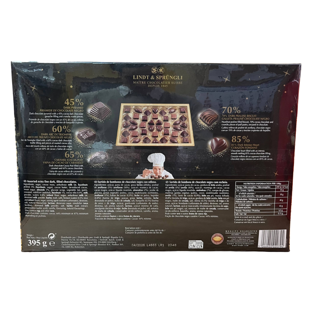 Lindt Champs-Élysées Dark Edition Bombones 395 g