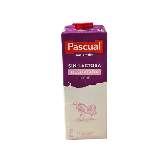 PASCUAL - LECHE DESNATADA SIN LACTOSA - 1L