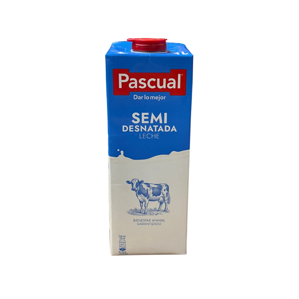 PASCUAL - LECHE SEMIDESNATADA - 1L