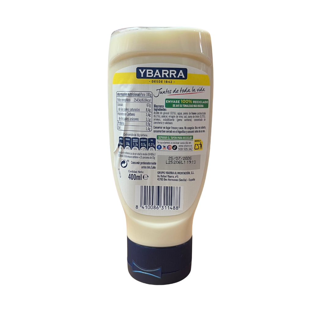 Ybarra - Mayonesa 400 ml