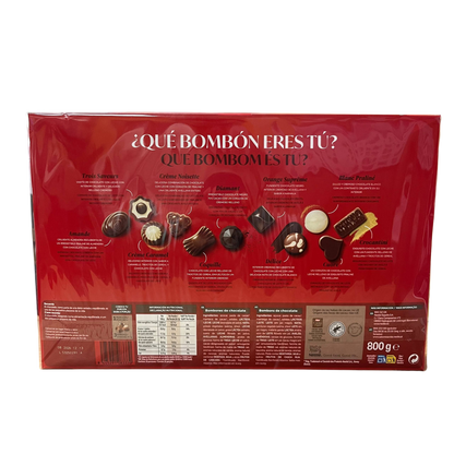 Nestlé Caja Roja Surtido de Bombones 800 g (84 Bombones)