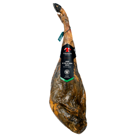 TORREÓN - JAMÓN IBÉRICO DE CEBO DE CAMPO 50% BRIDA VERDE
