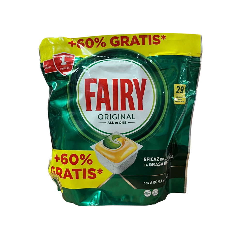 FAIRY - CÁPSULAS LAVAVAJILLAS - 29 UNIDADES