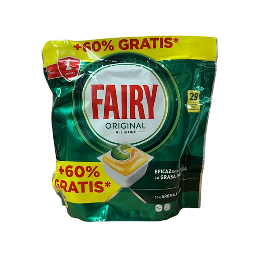 FAIRY - CÁPSULAS LAVAVAJILLAS - 29 UNIDADES