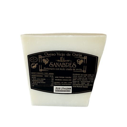 EL SAÑABRÉS - QUESO VIEJO DE OVEJA EN CUÑA