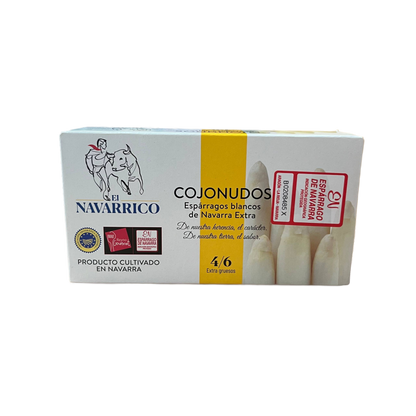 Espárragos Blancos Extra 4/6 El Navarrico (5 Piezas)