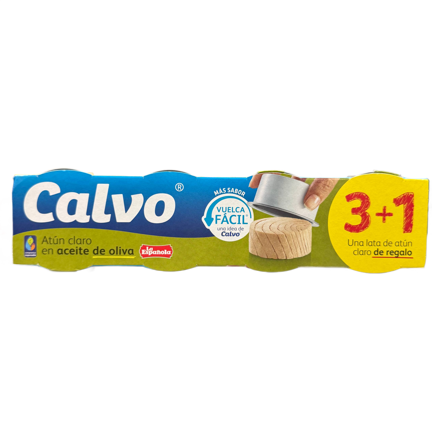LATAS DE ATUN CON ACEITE DE OLIVA (4) - CALVO