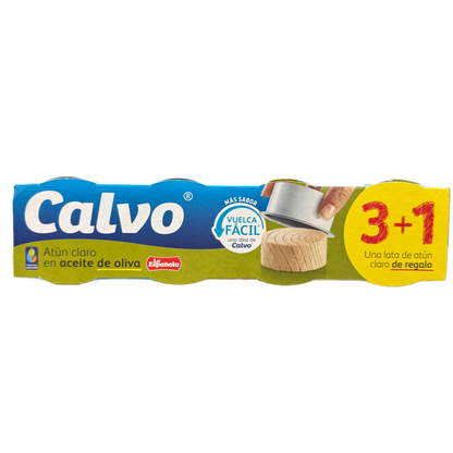 LATAS DE ATUN CON ACEITE DE OLIVA (4) - CALVO