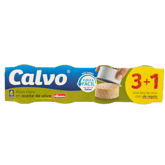 LATAS DE ATUN CON ACEITE DE OLIVA (4) - CALVO