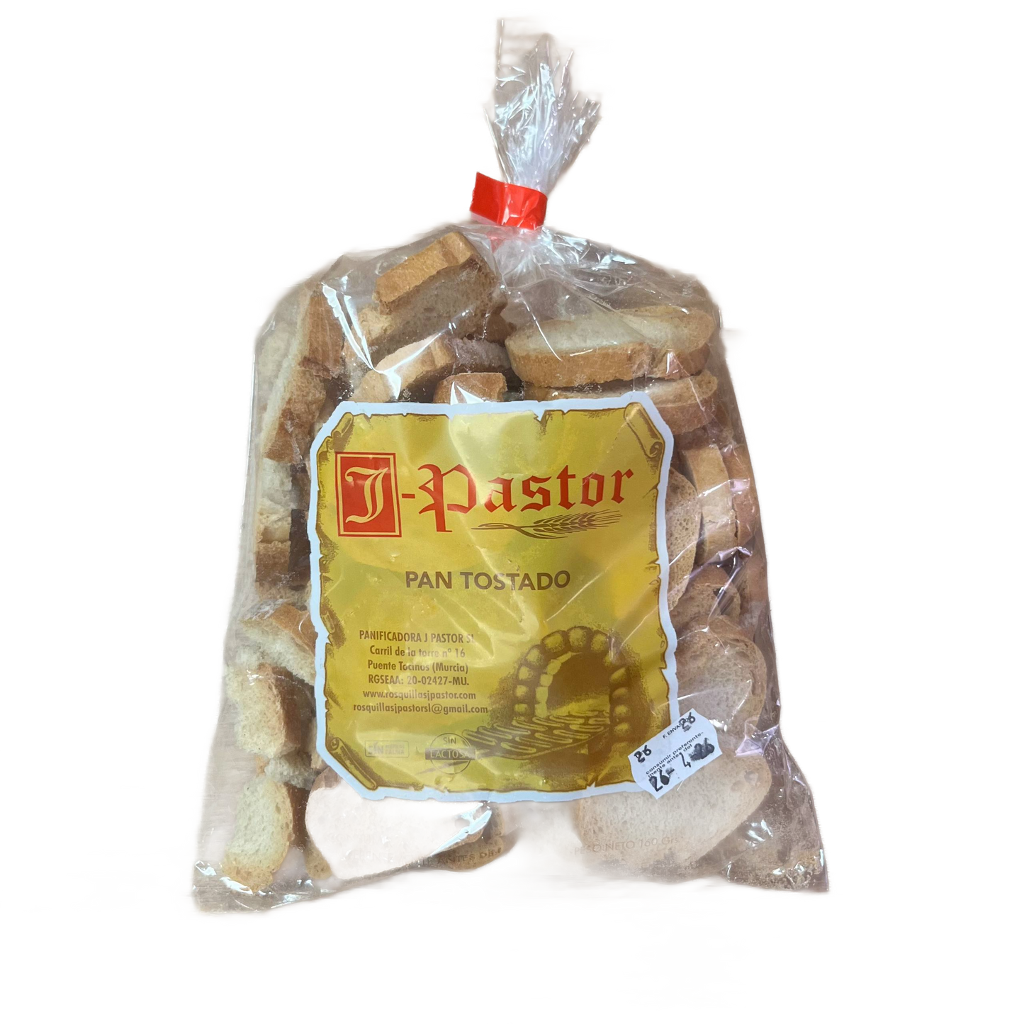 Pan Tostado Pastor Natural (Sin Aceite)