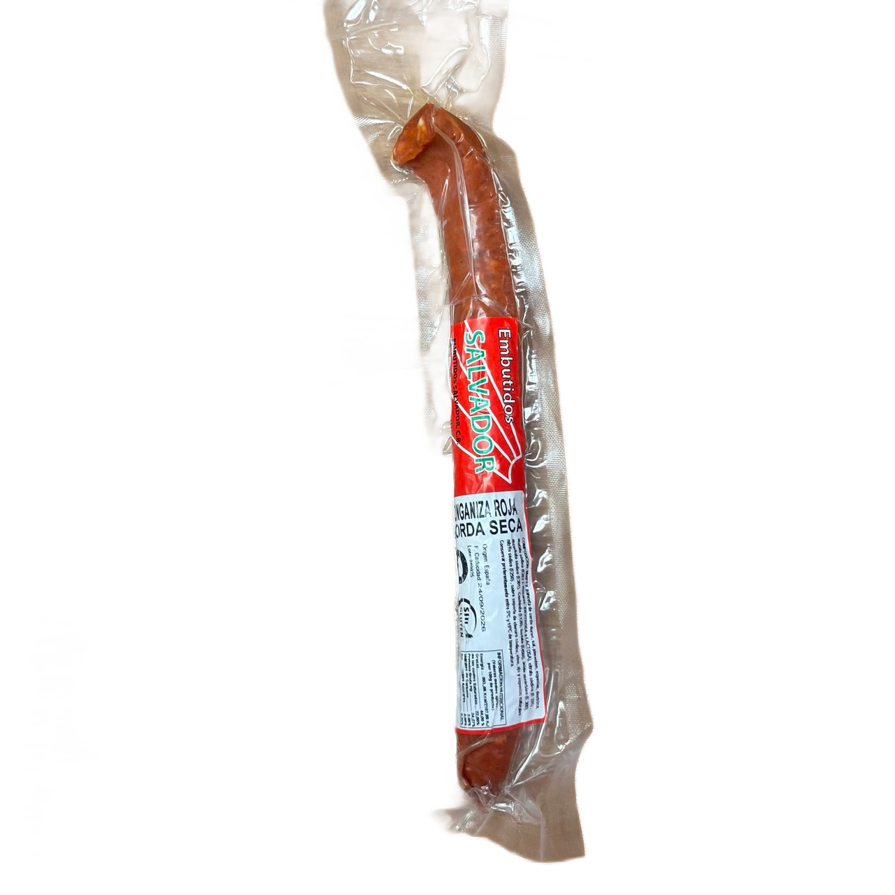 EMBUTIDOS SALVADOR - LONGANIZA ROJA GORDA SECA