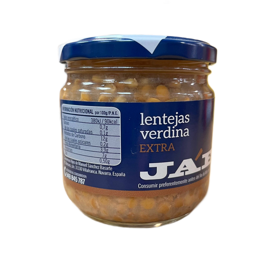 JA'E – LENTEJAS VERDINAS PEQUEÑAS EXTRAS - 290G
