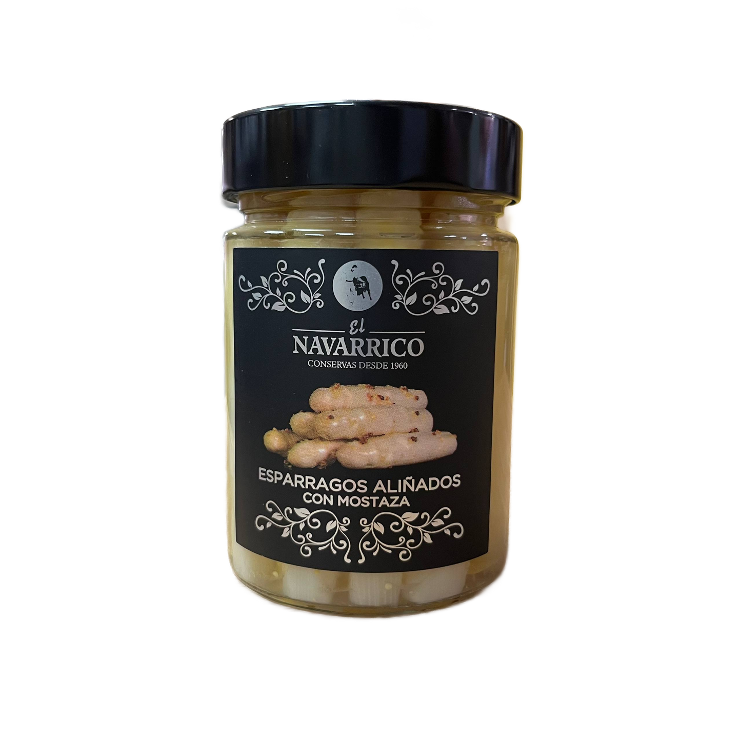 Espárragos Aliñados con Mostaza El Navarrico