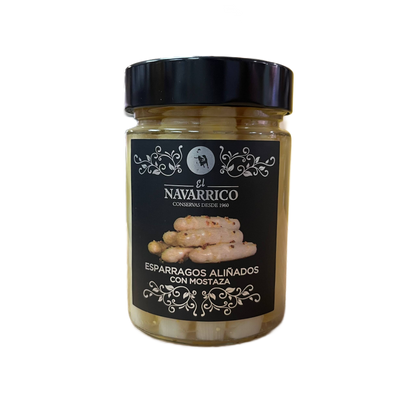Espárragos Aliñados con Mostaza El Navarrico