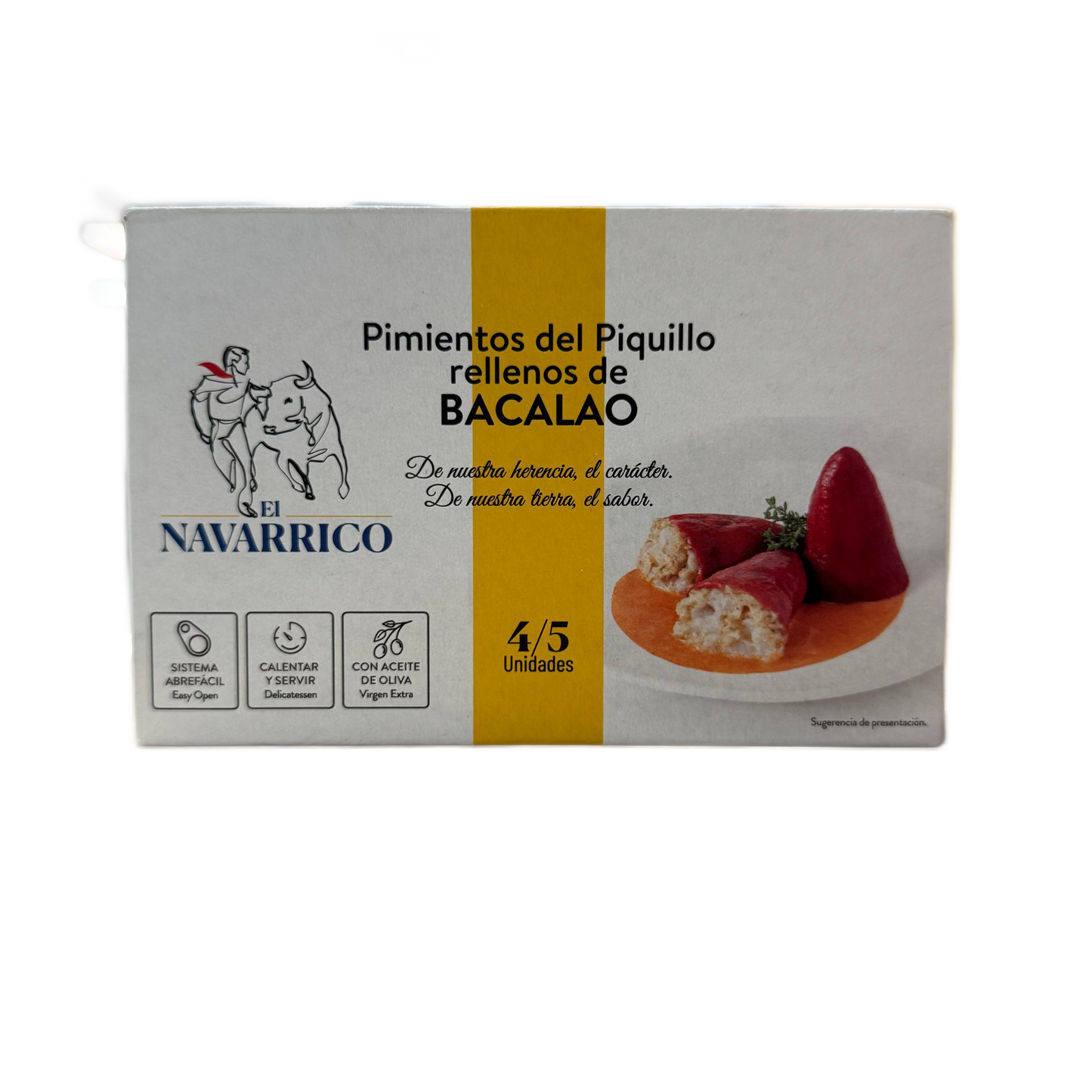 Pimientos del Piquillo Rellenos de Bacalao El Navarrico