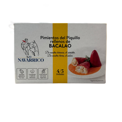 Pimientos del Piquillo Rellenos de Bacalao El Navarrico